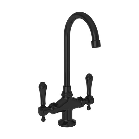 Newport Brass Prep/Bar Faucet in Gloss Black 1038/54